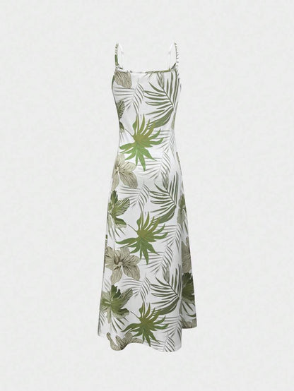 Hana Tropical Maxi Dress
