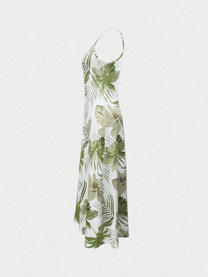 Hana Tropical Maxi Dress