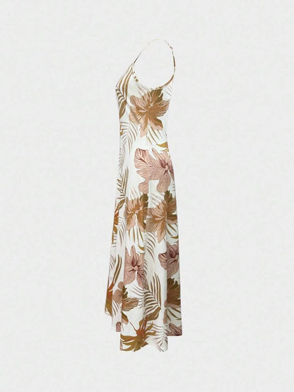 Hana Tropical Maxi Dress