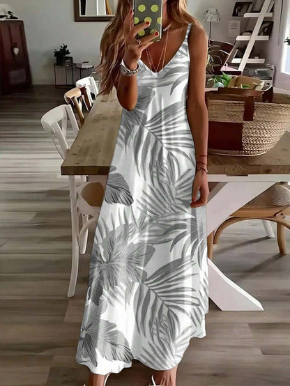 Hana Tropical Maxi Dress