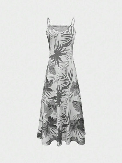 Hana Tropical Maxi Dress