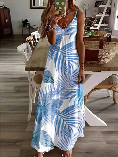 Hana Tropical Maxi Dress
