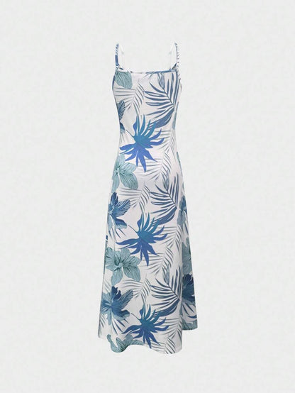 Hana Tropical Maxi Dress