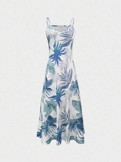 Hana Tropical Maxi Dress