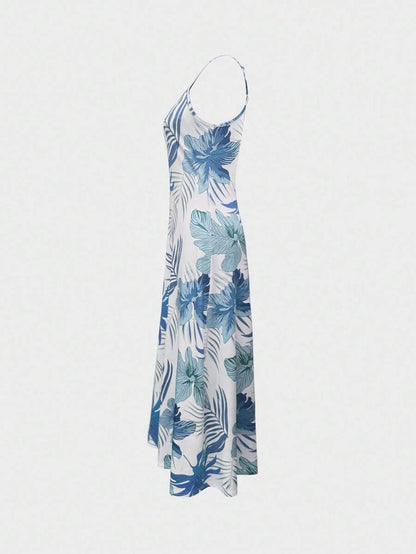 Hana Tropical Maxi Dress