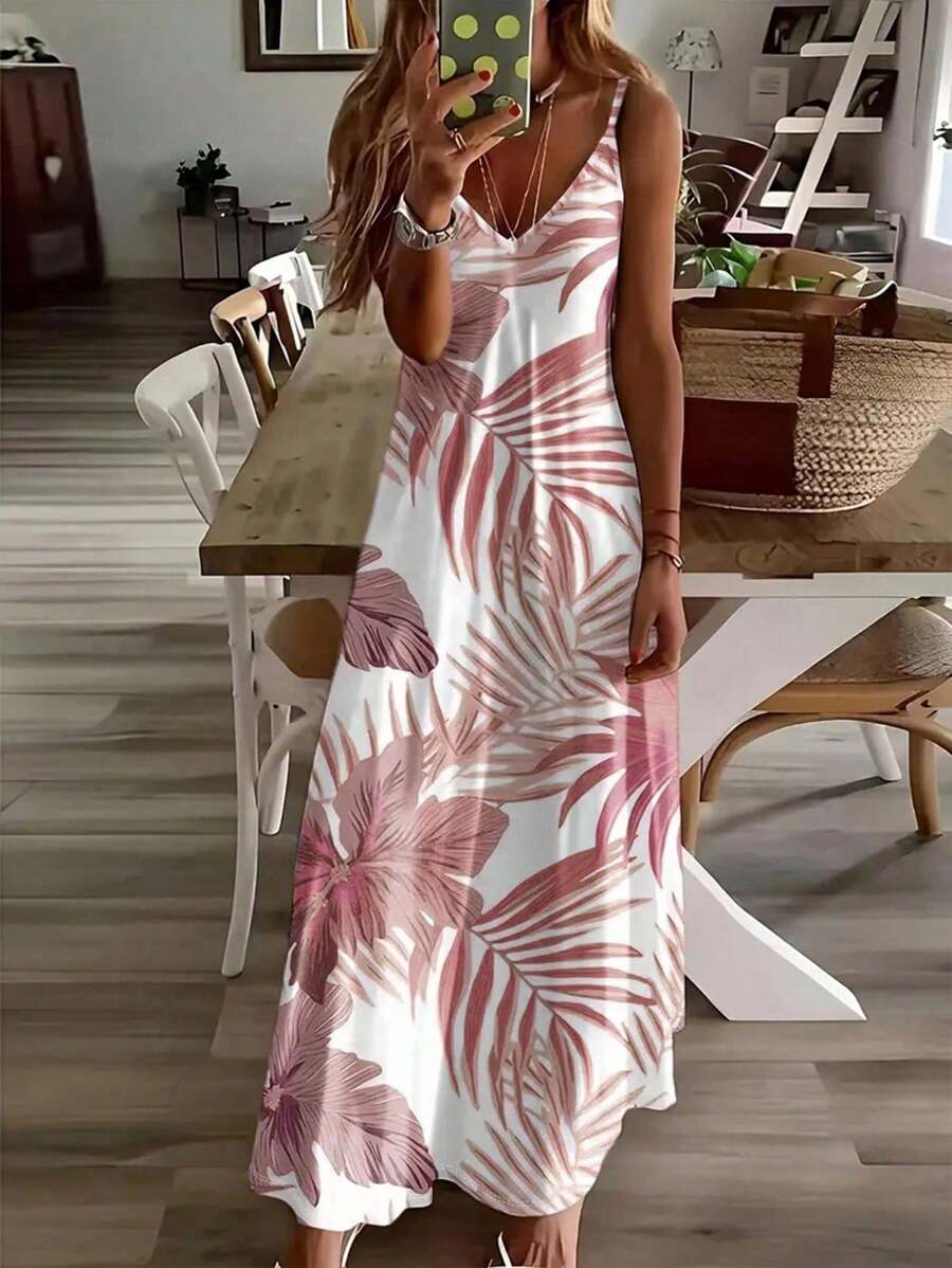 Hana Tropical Maxi Dress