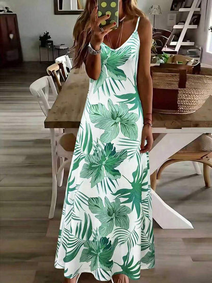 Hana Tropical Maxi Dress