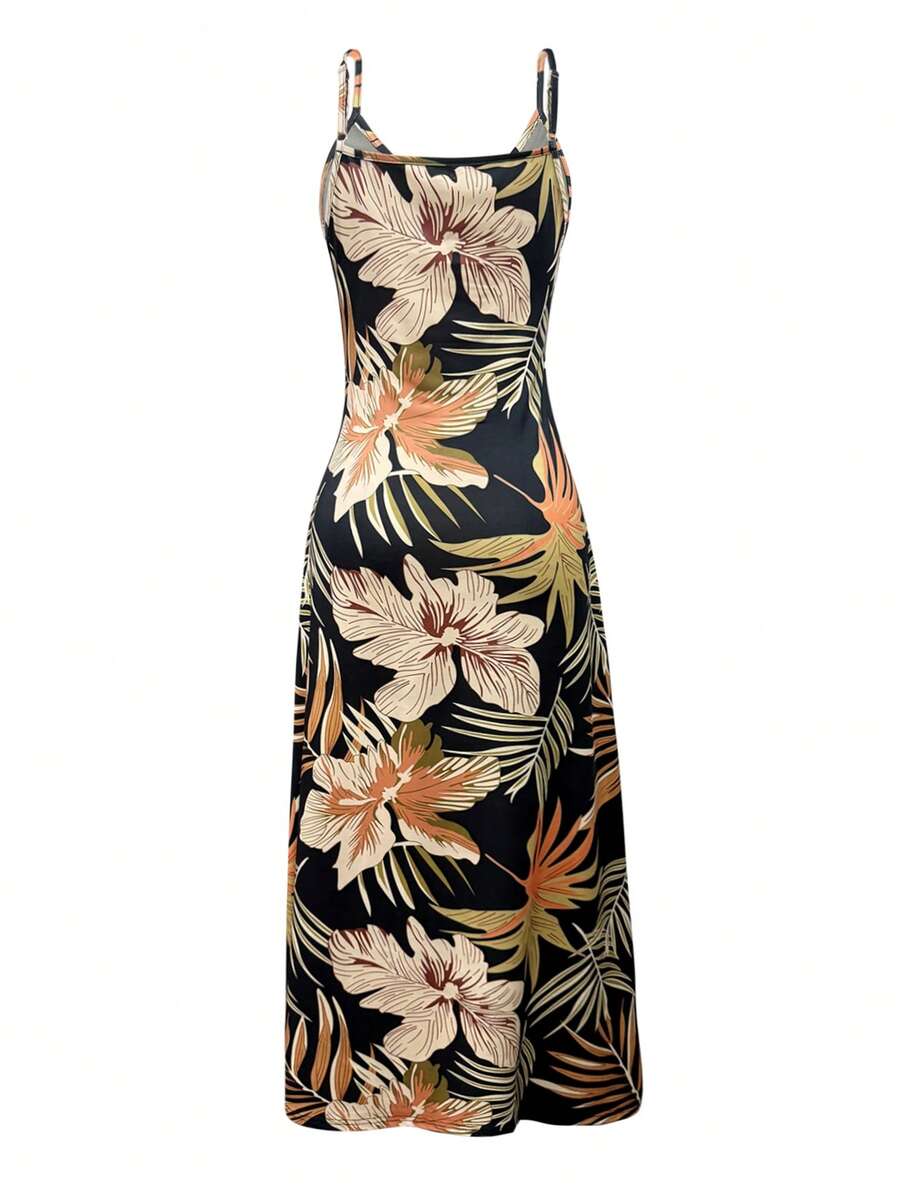 Hana Tropical Maxi Dress