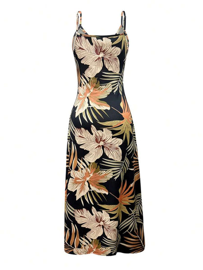 Hana Tropical Maxi Dress