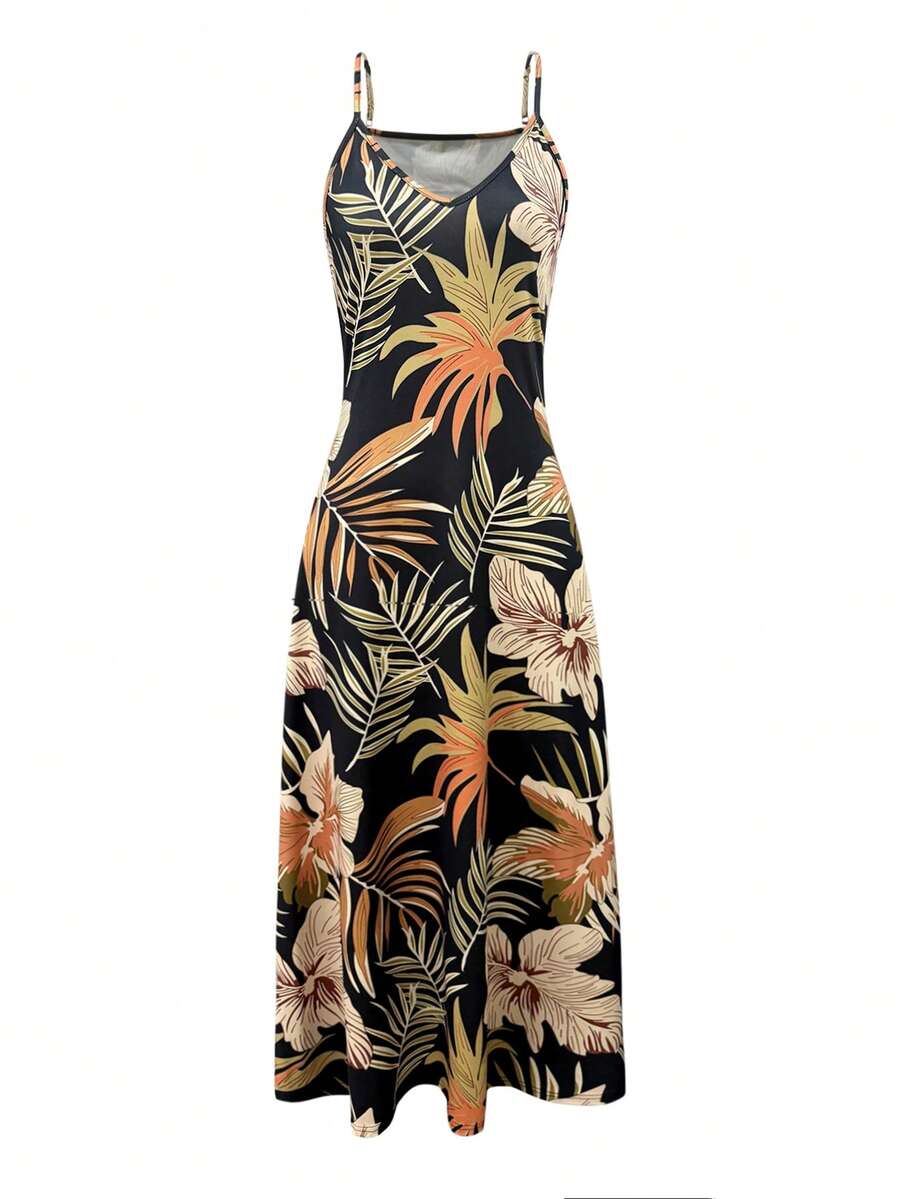 Hana Tropical Maxi Dress