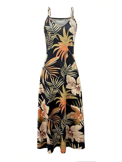 Hana Tropical Maxi Dress