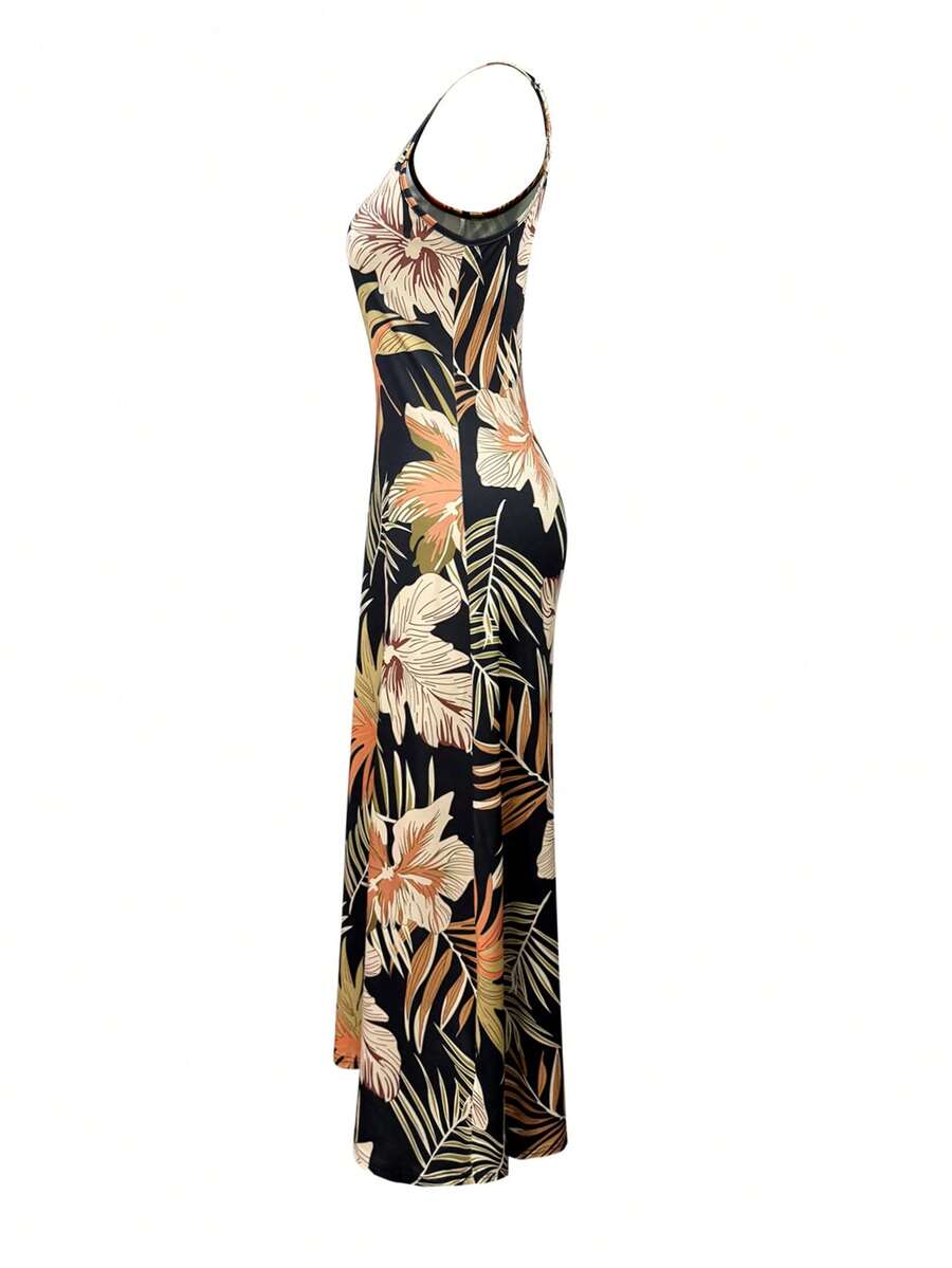 Hana Tropical Maxi Dress