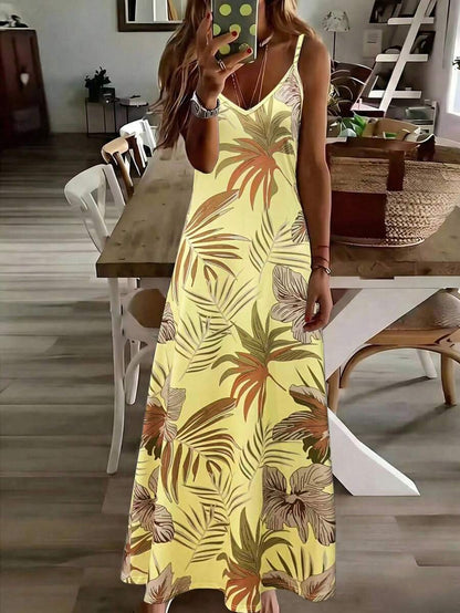 Hana Tropical Maxi Dress