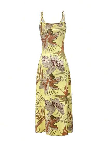 Hana Tropical Maxi Dress