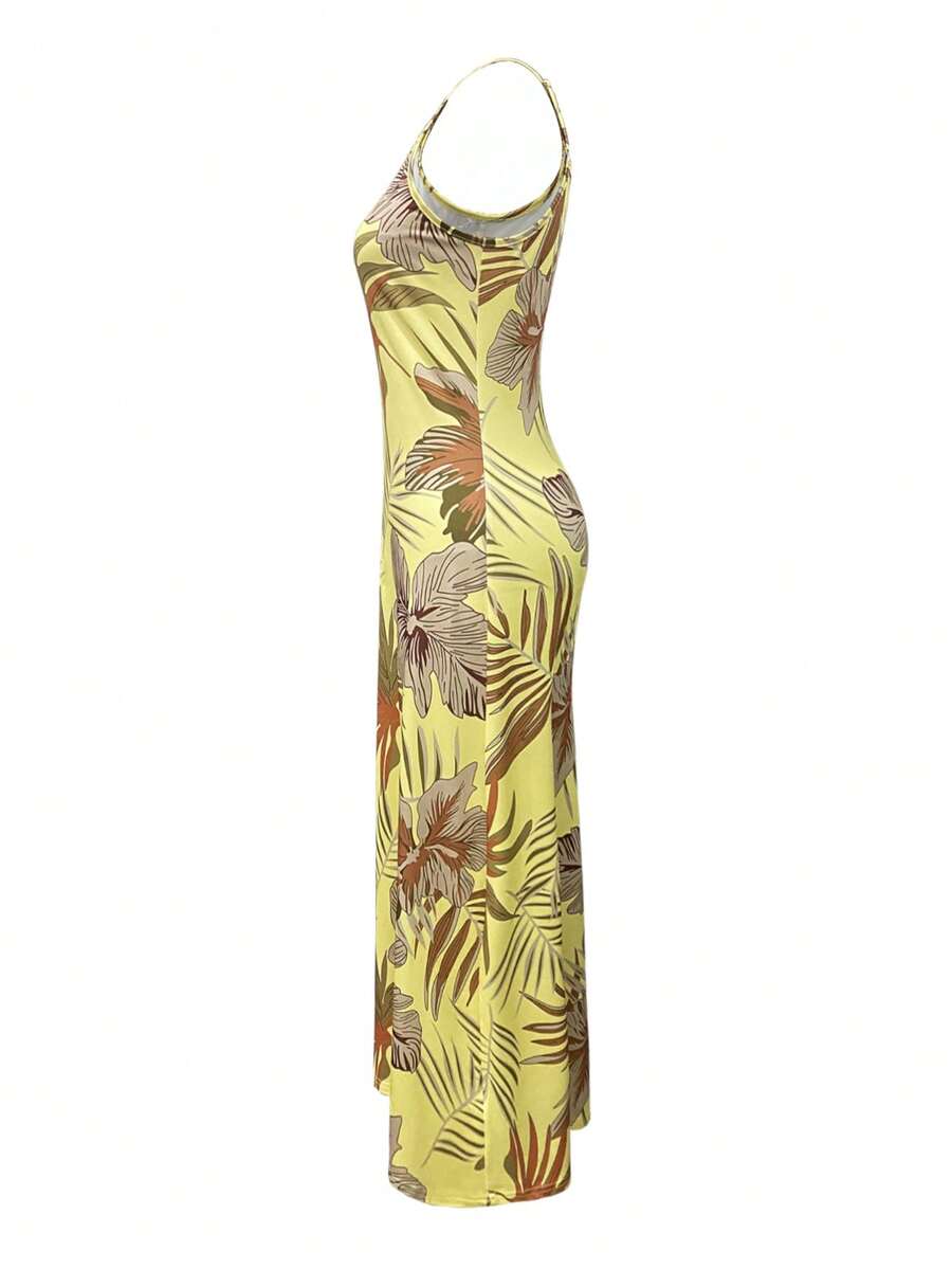 Hana Tropical Maxi Dress