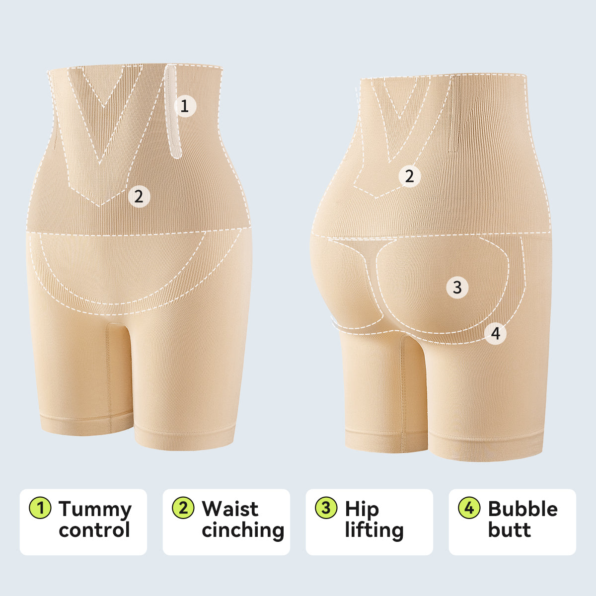 Women's Tummy Control Shaper Shorts