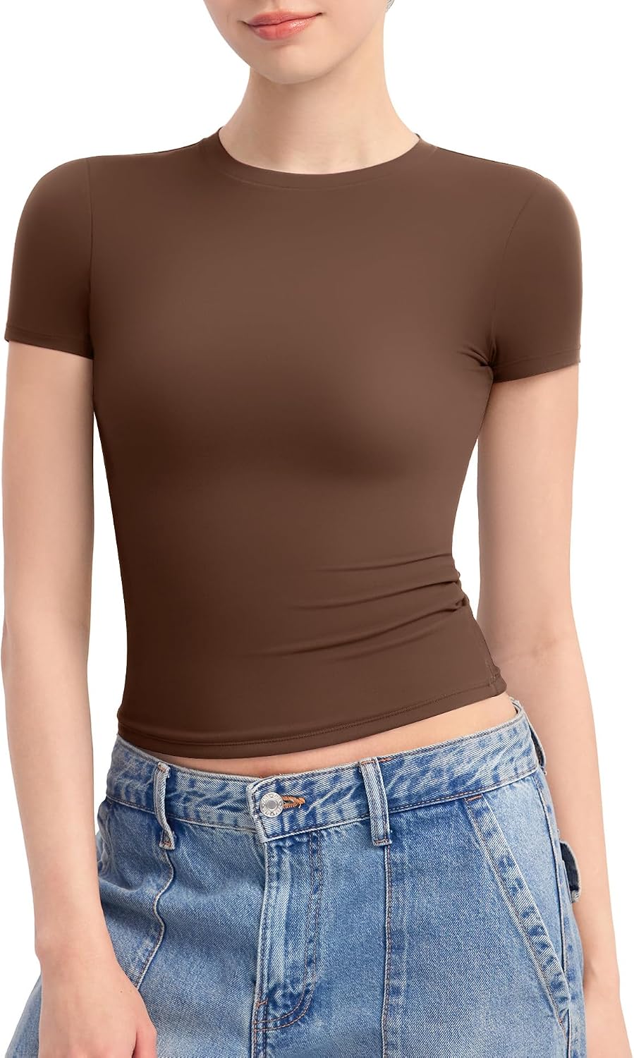 Vaya Double-Lined Crew Neck Tee