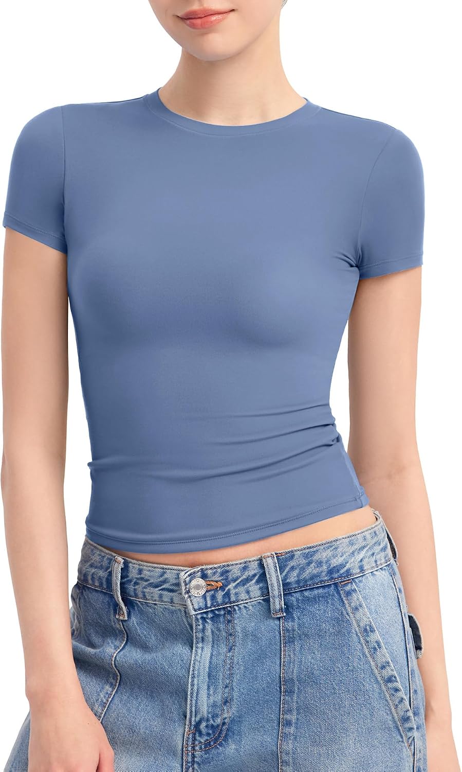 Vaya Double-Lined Crew Neck Tee