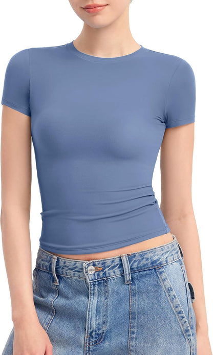Vaya Double-Lined Crew Neck Tee