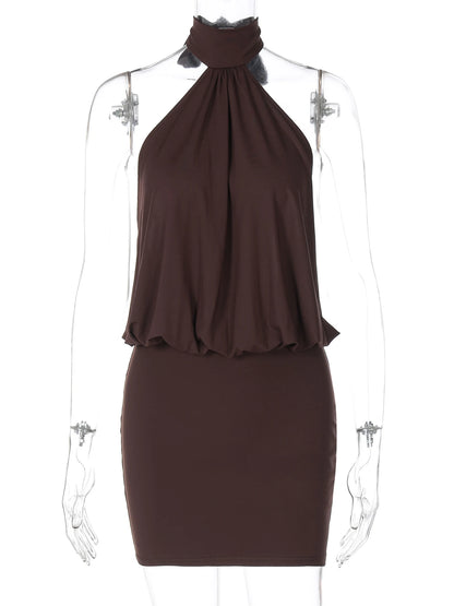 Riviera Halter™ — Open-Back Mini Dress